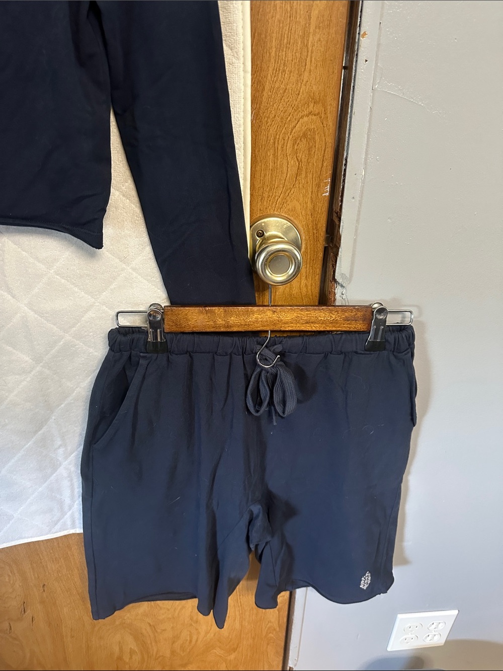 FP Movement by Free People Navy Off-Shoulder Crop Top - Picture 3 of 6